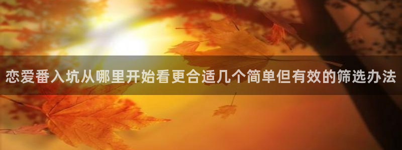 秘汤动漫在线观看里番：恋爱番入坑从哪里开始看更合适几个简单但有效的筛选办法配图