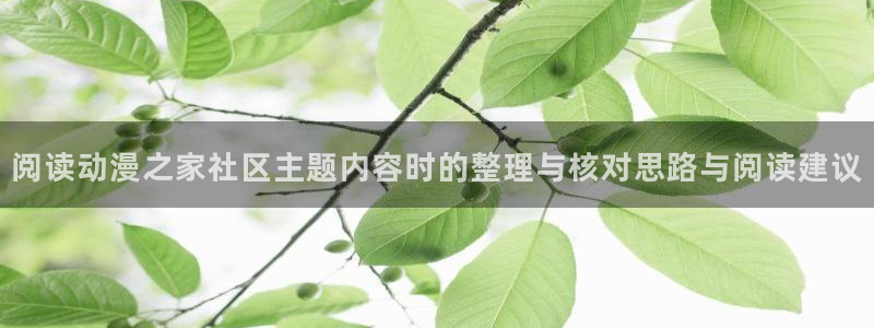 里番肉动漫在线观看:阅读动漫之家社区主题内容时的整理与核对思路与阅读建议配图